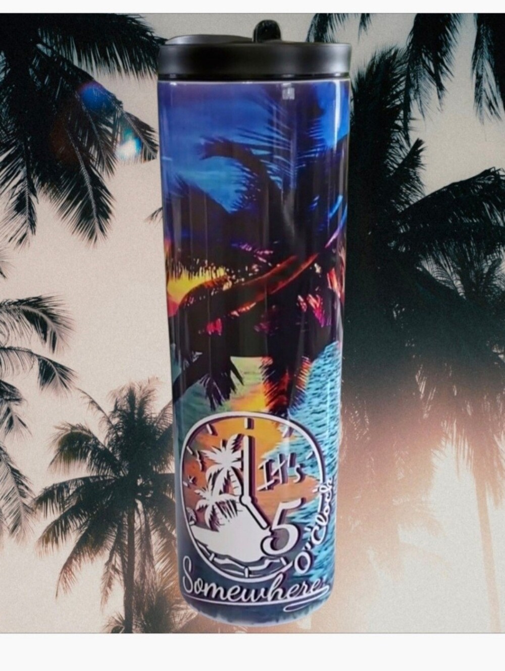 Drink Happy Thoughts Drinking Quotes 30oz Tumbler with duo lids 🎉sale